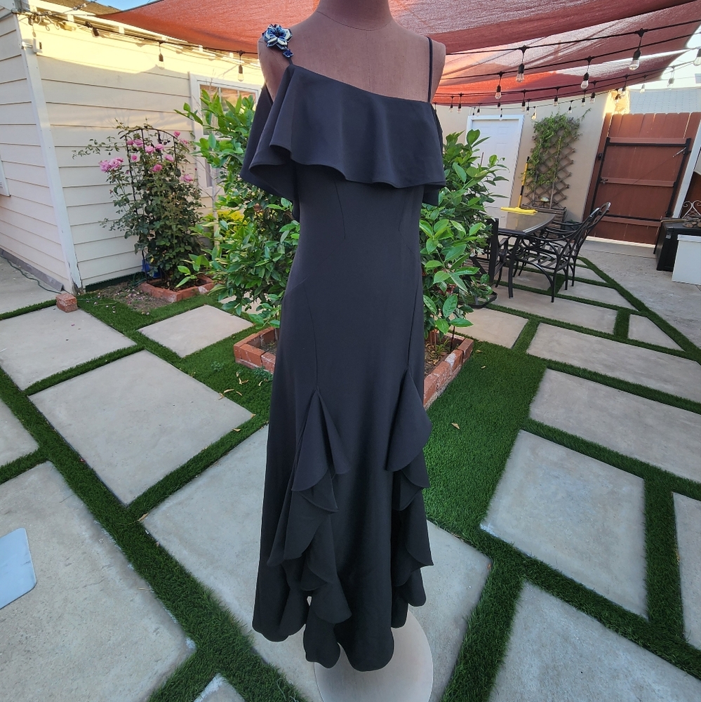 Zac Posen asymmetrical adie gown
